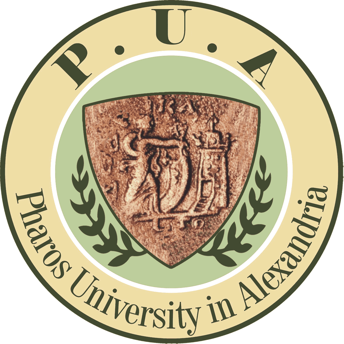 Pharos University in Alexandria logo